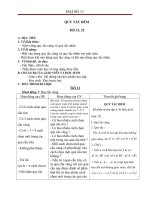 Giáo án Đại số 11 chương 2 bài 1: Quy tắc đếm