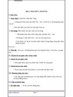 Giáo án Đại số 11 chương 2 bài 3: Nhị thức Niutơn