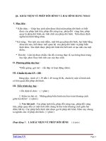 Giáo án Hình học 11 chương 1 bài 6: Khái niệm về phép dời hình và hai hình bằng nhau