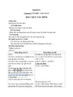 Giáo án Đại số 11 chương 2 bài 1: Quy tắc đếm