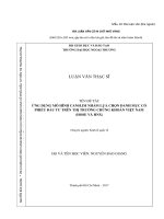 Ứng dụng mô hình CANSLIM nhằm lựa chọn danh mục cổ phiếu đầu tư trên thị trường chứng khoán Việt Nam (HOSE và HNX) (LV thạc sĩ)
