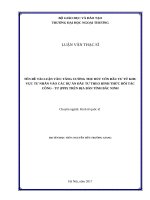 Tăng cường thu hút vốn đầu tư từ khu vực tư nhân vào các dự án đầu tư theo hình thức đối tác Công tư (PPP) trên địa bàn tỉnh Bắc Ninh (LV thạc sĩ)