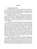 Nâng cao hiệu quả công tác định giá bất động sản thế chấp trong hoạt động cho vay tại ngân hàng TMCP đầu tư và phát triển việt nam – chi nhánh hải dương tt 