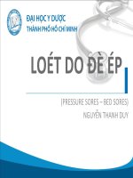 LOÉT DO đè ép, đại học y dược TPHCM
