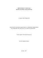 Thu hút FDI từ cộng đồng kinh tế ASEAN và ảnh hưởng tới hoạt động xuất nhập khẩu giữa Việt Nam và các quốc gia thành viên (LV thạc sĩ)