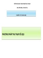 TUẦN 8: CÔNG CỤ THU THẬP SỐ LIỆU - nghiên cứu khoa học ď Bai PPThuThapSL