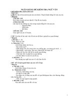 Bộ đề ngữ văn lớp 6 có đáp án