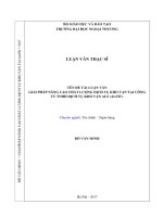 Giải pháp nâng cao chất lượng dịch vụ kho vận tại Công ty TNHH dịch vụ kho vận ALS (ALSW) (LV thạc sĩ)