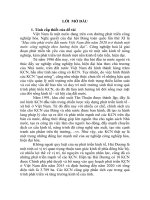 Quản lý môi trường trong các khu công nghiệp trên địa bàn tỉnh hải dương tt 