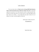 Quản trị rủi ro tín dụng Khối khách hàng bán buôn tại Ngân hàng thƣơng mại cổ phẩn Kỹ Thương Việt Nam (LV thạc sĩ)