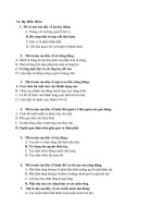 test giải phẫu đại học y hà nội