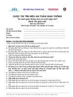 de-thi-an-toan-giao-thong-cho-nu-cuoi-ngay-mai-2017-danh-cho-giao-vien