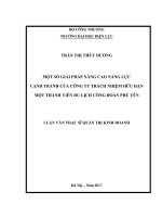 đề tài quản trị kinh doanh, chuyên ngành quản trị nhân lực