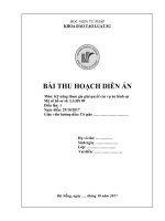 THU HOẠCH DIỄN án HS HÌNH sự số 09