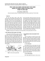 TÍNH TOÁN DAO ĐỘNG XOẮN bộ máy PHÁT điện ĐỘNG cơ DIESEL BẰNG PHƢƠNG PHÁP PHẦN tử hữu hạn 