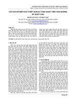 CÁC sơ đồ mới của THIẾT bị đƣa THAN HOẠT TÍNH vào BUỒNG áp SUẤT CAO 