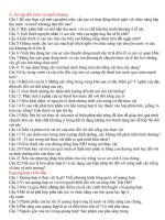 Đề cương sinh 11 kì 1 đầy đủ 40 câu