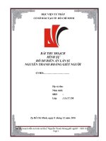 diễn án hình sư lớp luật sư HO SO HOANG GIET NGƯƠI