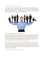 7 bí quyết quản lý nhóm hiệu quả