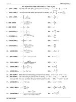 BÀI TẬP TỔNG HỢP TÍCH PHÂN - ỨNG DỤNG