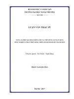 Nâng cao hiệu quả hoạt động cho vay tiêu dùng tại Ngân hàng Nông nghiệp và Phát triển nông thôn chi nhánh huyện Thanh Liêm (LV thạc sĩ)