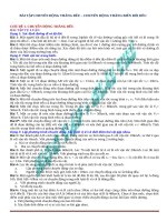 BÀI TẬP CHUYỂN ĐỘNG THẲNG ĐỀU – CHUYỂN ĐỘNG THẲNG BIẾN ĐỔI ĐỀU