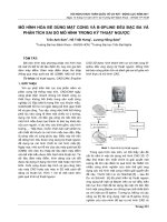 MÔ HÌNH hóa bề DÙNG mặt CONG vá b SPLINE đều bậc BA và PHÂN TÍCH SAI số mô HÌNH TRONG kỹ THUẬT NGƢỢC 