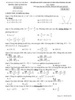 Đề kiểm tra chất lượng HK1 Toán 10 năm học 2017 – 2018 trường THPT Quỳnh Côi – Thái Bình 