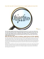 Mục tiêu hay định hướng sẽ giúp bạn có nghề nghiệp phù hợp nhất