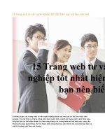 15 trang web tư vấn nghề nghiệp tốt nhất hiện nay mà bạn nên biết