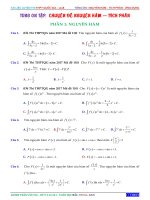 Tài liệu hàm nguyên tích phân