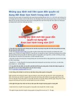 Những quy định mới liên quan đến quyền sử dụng đất được ban hành trong năm 2017