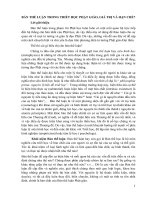 Tiểu luận bản thể luận trong triết học phật giáo giá trị và hạn chế 