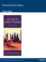 Ethics and the conduct of business 8th by john boatright and smith 2017 chapter 13