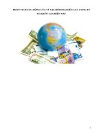 Phân tích tác động của tỷ giá hối đoái đến các công ty đa quốc gia hiện nay