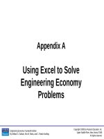 Engineering economic 14th by william sullivan and koeling  appendix a 