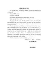 Luan van nang cao chat luong dao tao nhan luc tai cong ty tnhh mua ban no VN