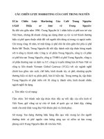 Các chiến lược marketing của café trung nguyên