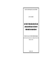 Các tỉnh ủy ở đồng bằng sông Cửu Long lãnh đạo chuyển dịch cơ cấu kinh tế nông nghiệp giai đoạn hiện nay (tt)