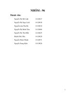 CÁC DẠNG BÀI TẬP QUẢN TRỊ SẢN XUẤT 1