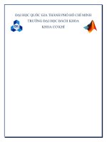 báo cáo đại số tuyến tính bách khoa tp hcm