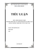 Đổi mới kinh tế gắn với đổi mới chính trị-chiến lược phát triển bền vững ở Việt Nam