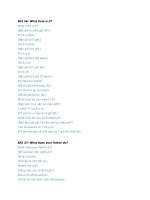 50 bài tập đọc của tiểu học mỹ dành cho  người mới bắt đầu học tiếng anh (phần 3)