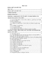 Thực tiễn công tác văn thư tại Thanh tra quận Long Biên