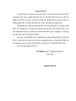 Hoàn thiện công tác đào tạo và bồi dưỡng cán bộ, công chức tại UBND huyện Sơn Động Tỉnh Bắc Giang