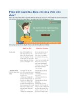 Phân biệt người lao động với công chức viên chức