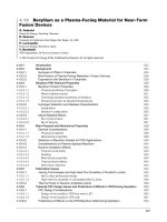 Comprehensive nuclear materials 4 19   beryllium as a plasma facing material for near term fusion devices
