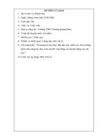 SKKN Sử dụng bài tập thực tiễn trong dạy học và kiểm tra đánh giá theo hướng phát triển năng lực học sinh chủ đề  “Cân bằng và chuyển động của vật rắn”