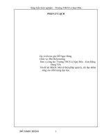 SKKN Một số giải pháp quản lý, chỉ đạo nhằm nâng cao chất lượng chuyên môn