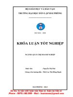 Một số biện pháp nâng cao hiệu quả sử dụng nguồn nhân lực tại công ty cổ phần phát triển công nghiệp tàu thủy nam sơn 